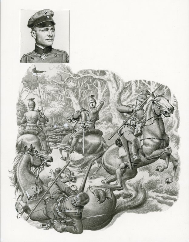 陆地上的红男爵 作者 帕特 (1907-95) 妮可
