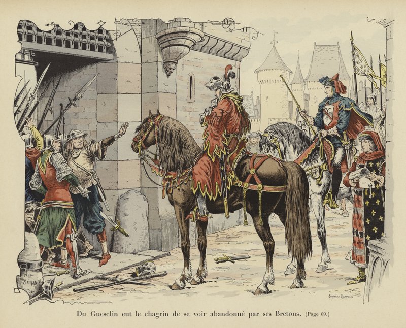 Bertrand du Guesclin被他的英国人抛弃了 作者 保罗·德·塞曼特