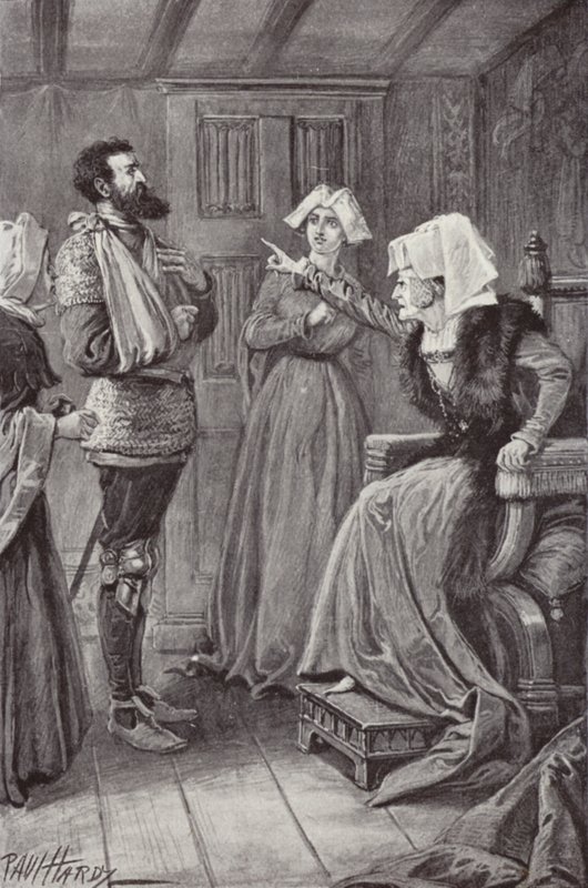 Illustration for The Cloister and The Hearth by Charles Reade (litho) 作者 保罗（继）哈代
