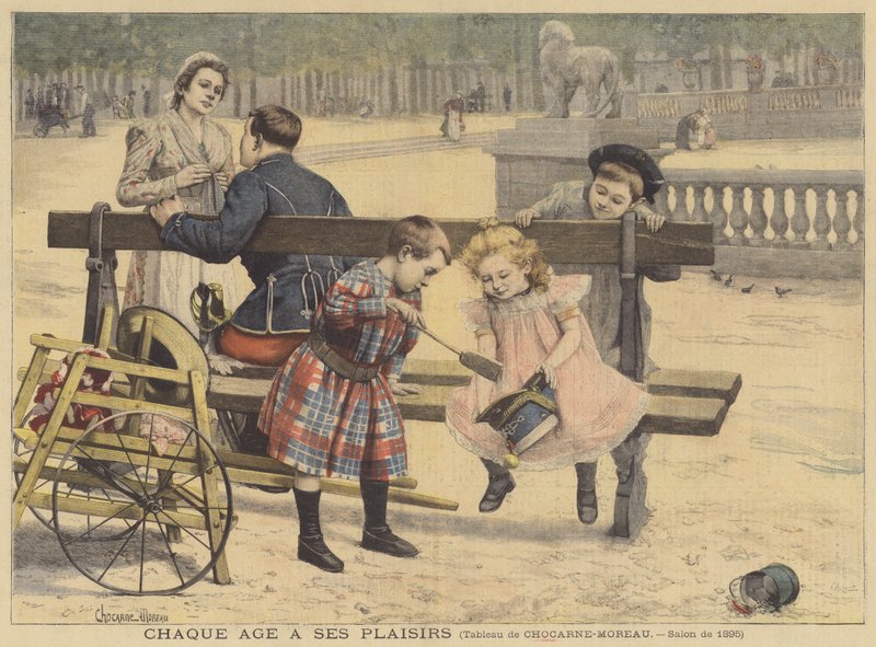 Chaque age a ses plaisirs（每个时代都有它的乐趣） 作者 保罗·查尔斯·乔卡尔·莫罗
