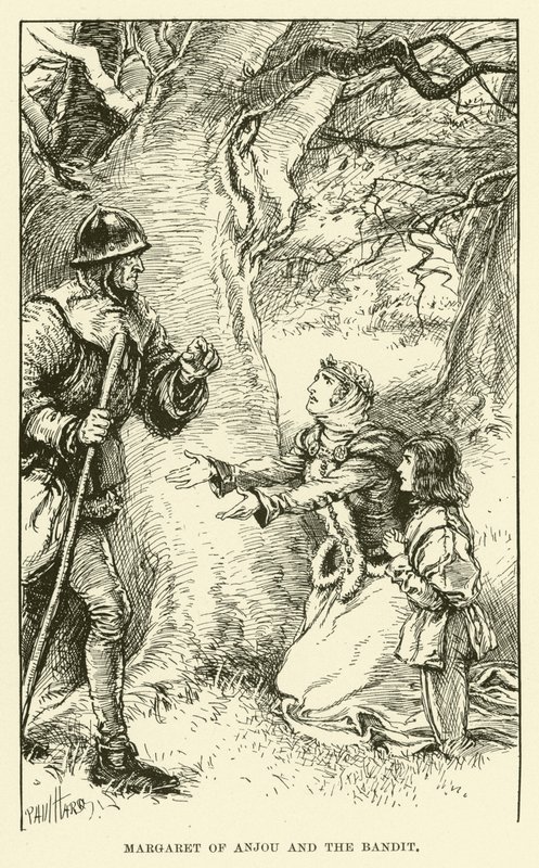 Margaret of Anjou and the Bandit (engraving) 作者 保罗·哈迪