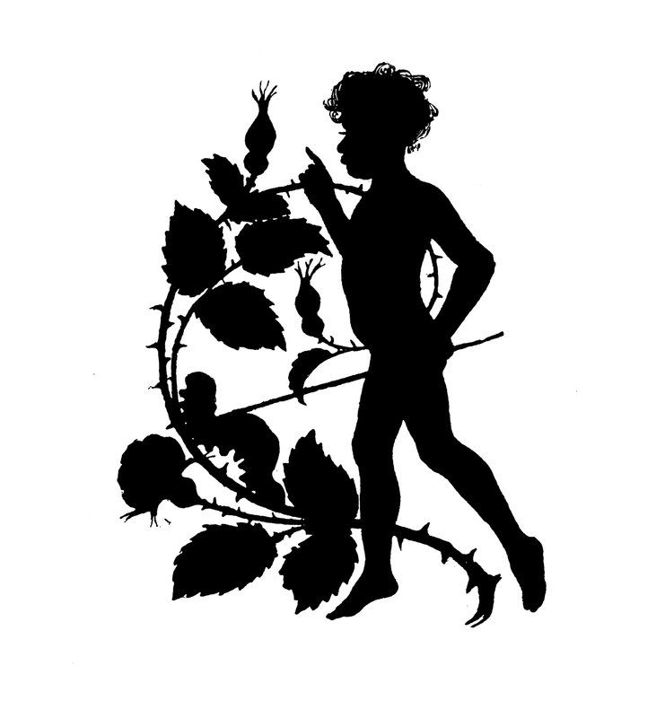 Silhouette for Puks Natlige Bedrifter (lithograph) 作者 保罗·科纽卡
