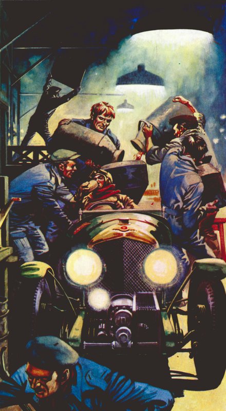 1928年在勒芒的4.5升宾利 作者 彼得·杰克逊