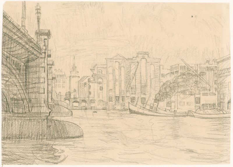 Blackfriars Bridge 1941烧毁了仓库 作者 彼得·杰克逊
