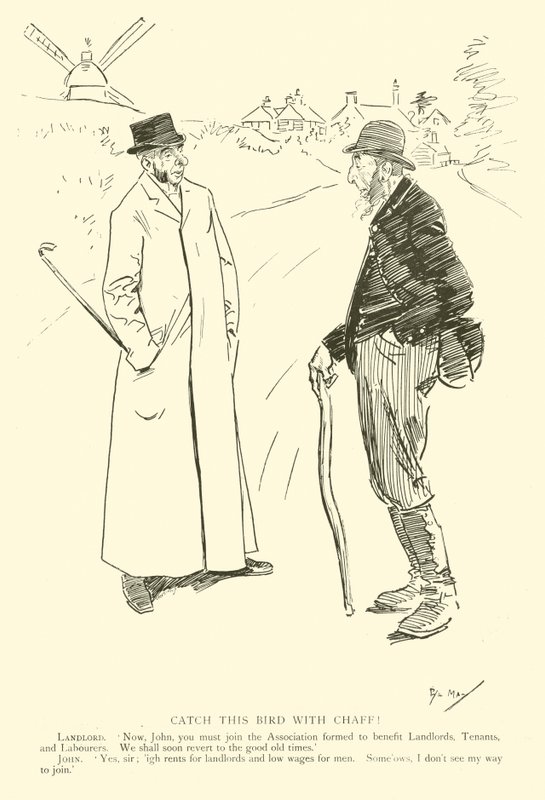 Phil May 的卡通，来自 1890 年代（石版画） 作者 菲尔·梅