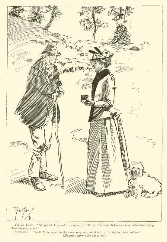 菲尔-梅的漫画，来自19世纪90年代（石印）。 作者 菲尔·梅