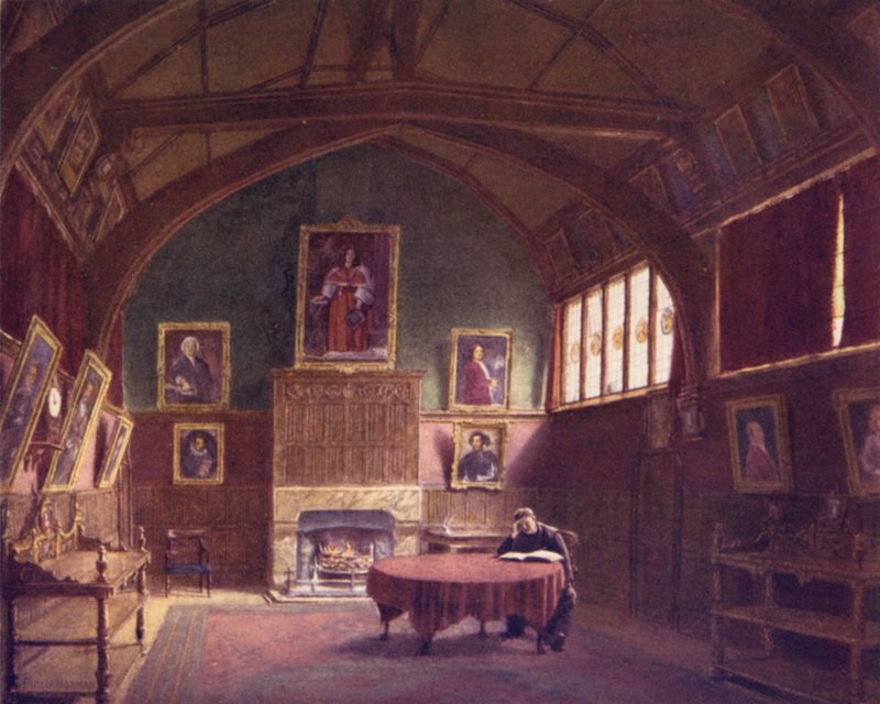 Hall of Barnards Inn，霍尔本，1886年 作者 菲利普·诺曼