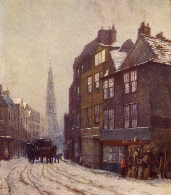 Nell Gwyns Lodging，Drury Lane，1881年2月 作者 菲利普·诺曼
