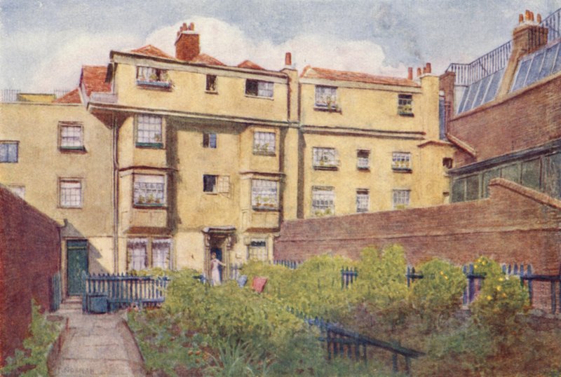 1901年，Fetter Lane的Nevills Court，13,14和15号 作者 菲利普·诺曼