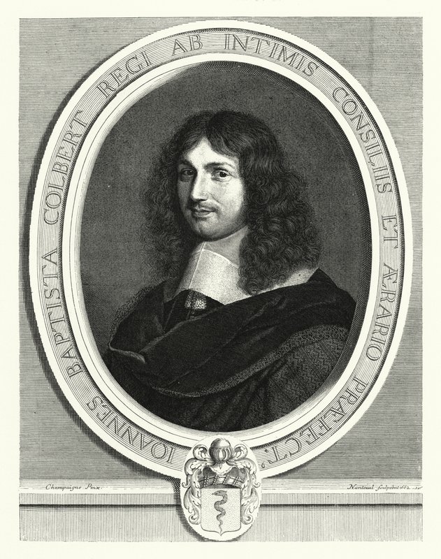 Jean-Baptiste Colbert, French statesman (engraving) 作者 菲利普·德（后）尚佩恩