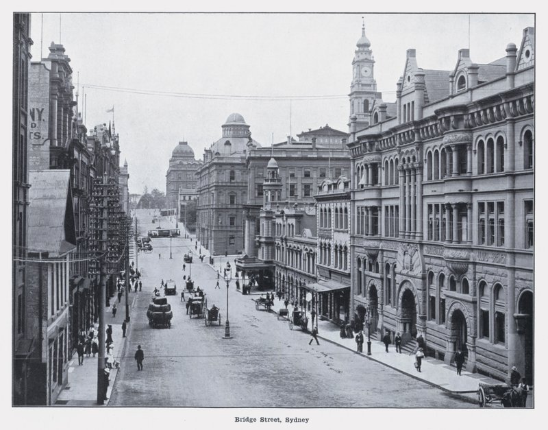 Bridge Street, Sydney (b/w photo) 作者 澳大利亚摄影师