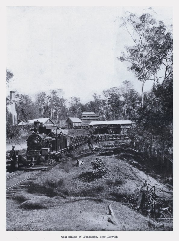 Coal-mining at Bundamba, near Ipswich (b/w photo) 作者 澳大利亚摄影师