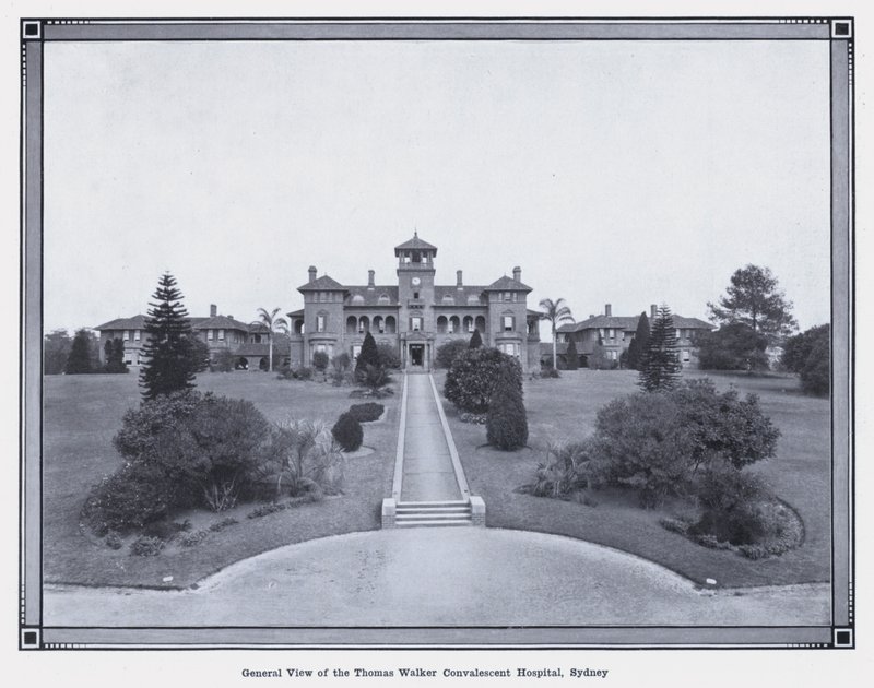 General View of the Thomas Walker Convalescent Hospital, Sydney (b/w photo) 作者 澳大利亚摄影师
