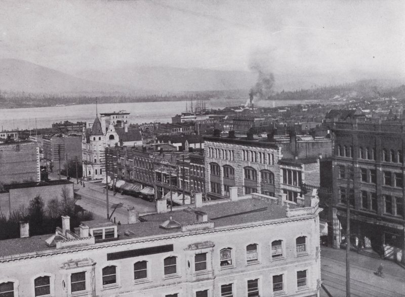 General View of Vancouver (b/w photo) 作者 加拿大摄影师