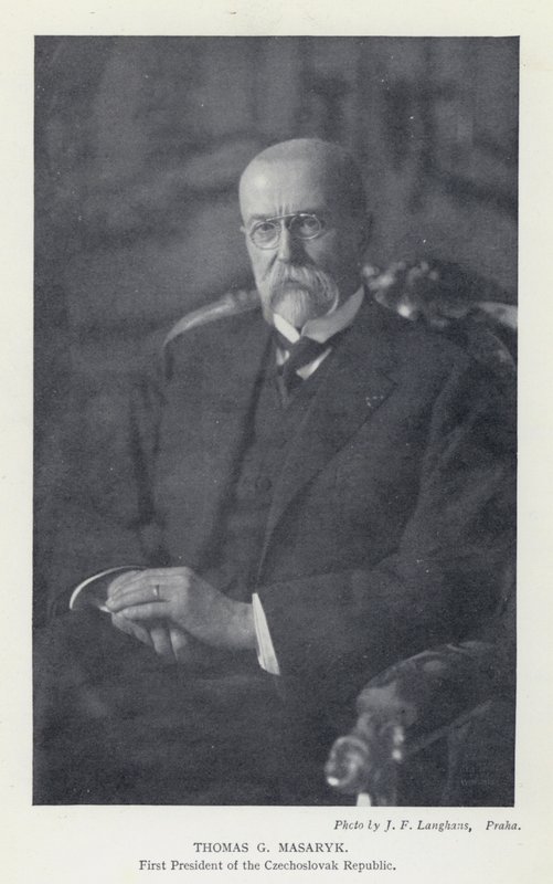 Czechoslovakia: Thomas G Masaryk, First President of the Czechoslovak Republic (b/w photo) 作者 捷克摄影师