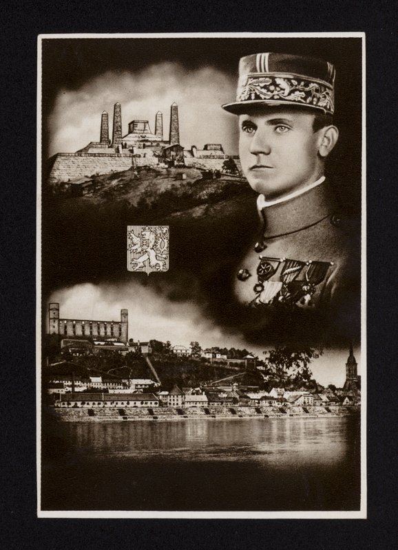 Milan Ratislav Stepanik, Slovak soldier who served as a general in the French Army in the First World War and as Minister of War for Czechoslovakia (b/w photo) 作者 捷克摄影师