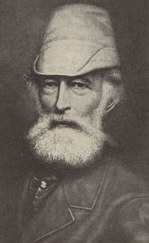 Alfred Krupp, German industrialist who founded the Krupp Works at Essen (b/w photo) 作者 德国摄影师