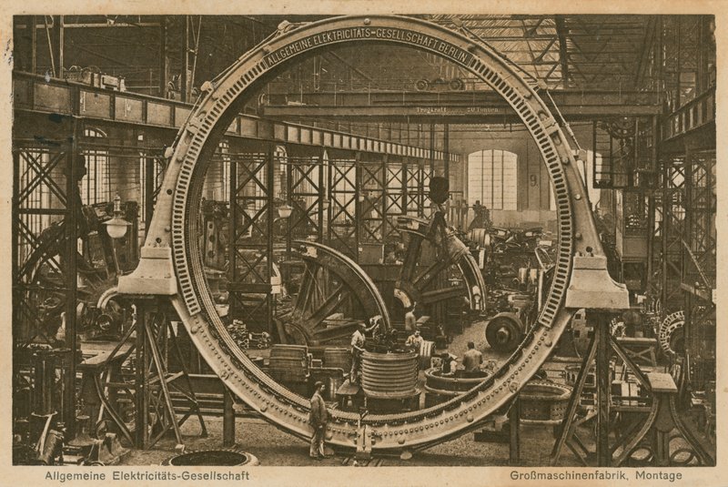 Allgemeine Elektricitats-Gesellschaft。明信片寄于 1913 年 4 月 20 日。 作者 德国摄影师
