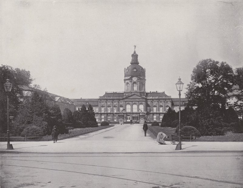 Charlottenburg, Stadtschloss (b/w photo) 作者 德国摄影师