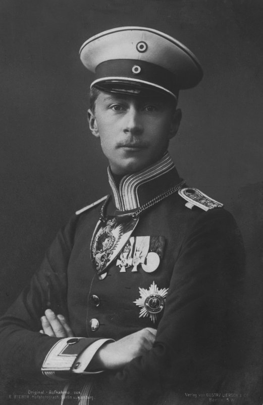 Crown Prince Wilhelm, eldest son of Kaiser Wilhelm II of Germany (b/w photo) 作者 德国摄影师