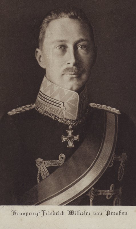 Crown Prince Wilhelm, eldest son of Kaiser Wilhelm II of Germany (b/w photo) 作者 德国摄影师