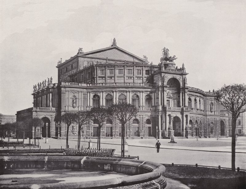 Das Konigliche Hoftheater (b/w photo) 作者 德国摄影师