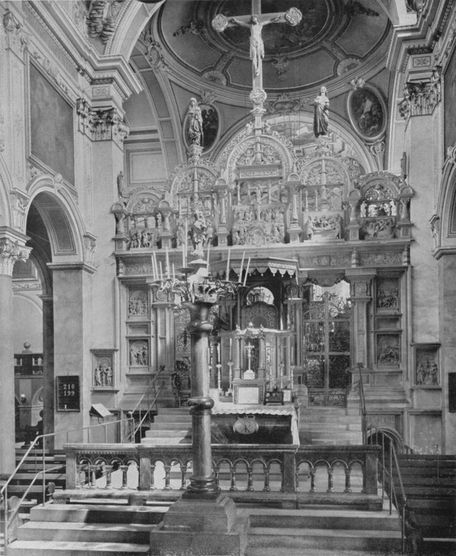 Dom, Lettner und Irmensaule (b/w photo) 作者 德国摄影师