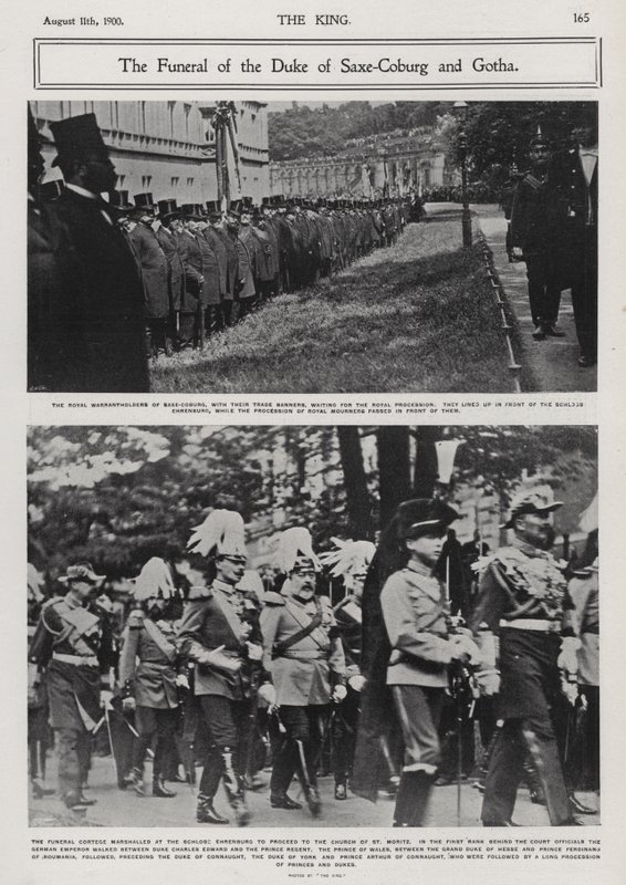 Funeral of Alfred, Duke of Saxe-Coburg and Gotha, second son of Queen Victoria and Prince Albert, Coburg, Germany 作者 德国摄影师