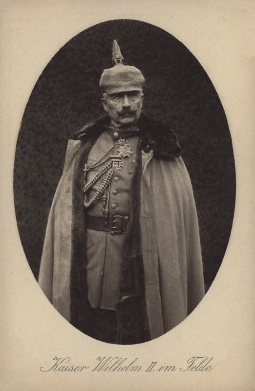 Kaiser Wilhelm II of Germany in military uniform (b/w photo) 作者 德国摄影师