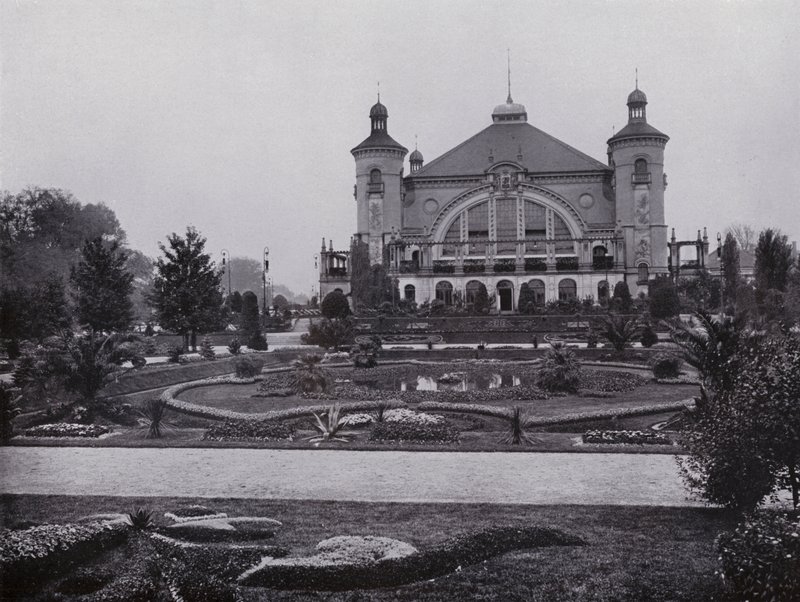 Leipzig: Palmengarten (b/w photo) 作者 德国摄影师