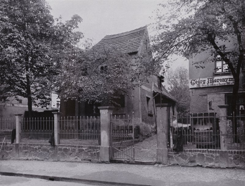 Leipzig: Schillerhaus in Gohlis (b/w photo) 作者 德国摄影师