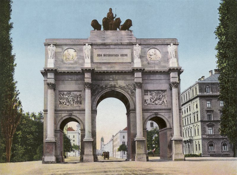 慕尼黑/慕尼黑: Siegestor (照片) 作者 德国摄影师