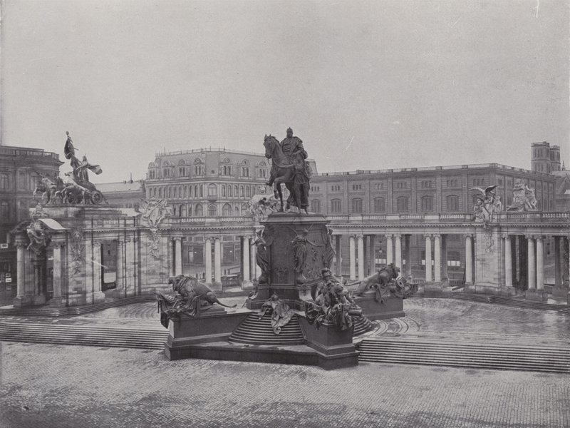 Nationaldenkmal Kaiser Wilhelm I (b/w photo) 作者 德国摄影师