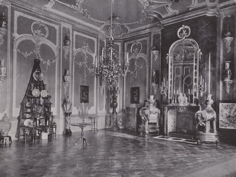 Potsdam, Neues Palais, Japanischer Salon (b/w photo) 作者 德国摄影师