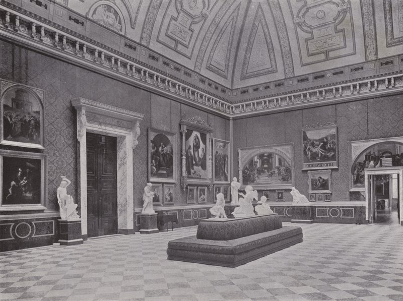 Potsdam, Orangerie, Raffaelsaal (b/w photo) 作者 德国摄影师