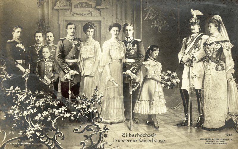 Silver Wedding of Kaiser Wilhelm II and Empress Augusta Victoria of Germany 作者 德国摄影师