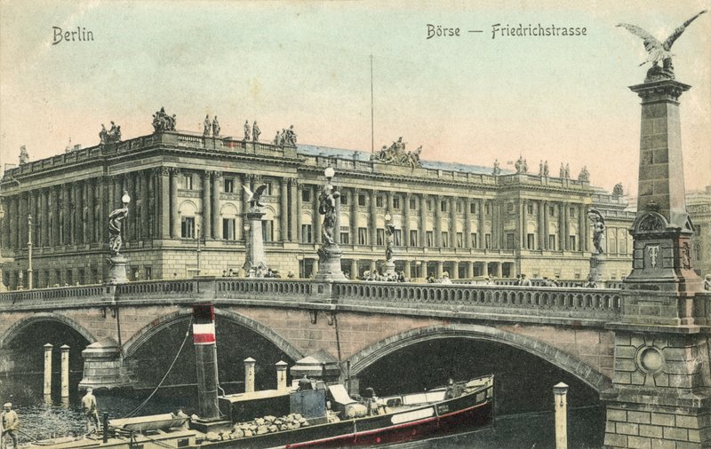 Stock Exchange, Friedrichstrasse, Berlin (colour photo) 作者 德国摄影师