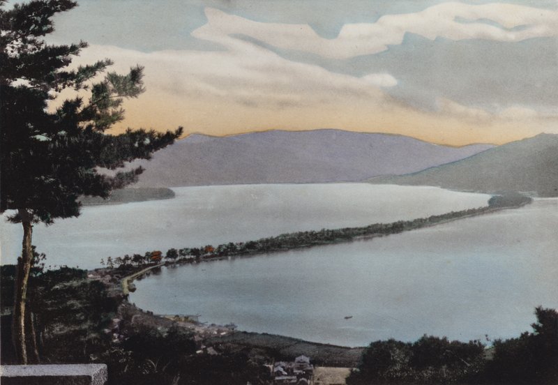 日本，约 1912 年：天野桥立是日本最著名的三个场景之一； 距京都约 80 英里（照片） 作者 摄影师 日本人