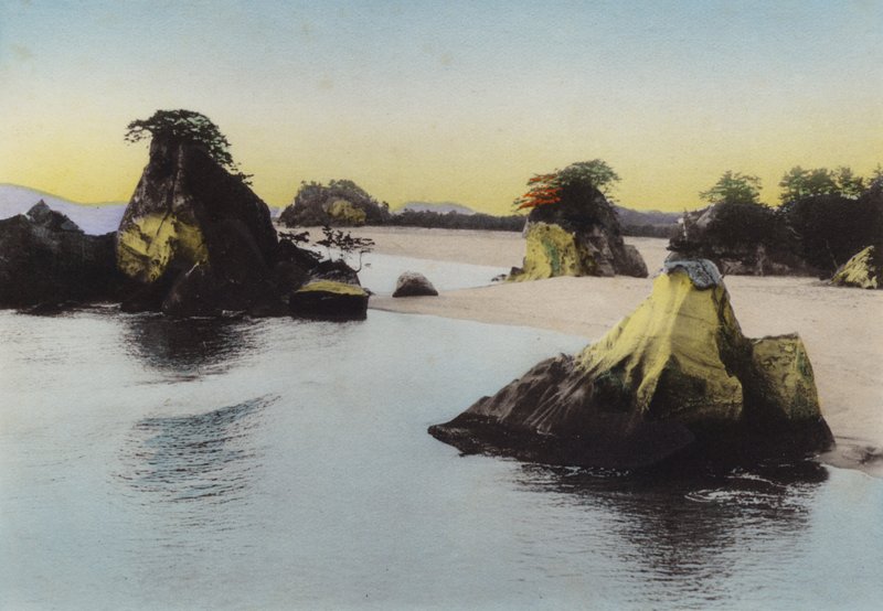 日本，约1912年。松岛，位于内海，是日本三个著名的场景之一（照片）。 作者 摄影师 日本人