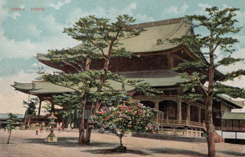寺庙，日本京都（照片 作者 摄影师 日本人
