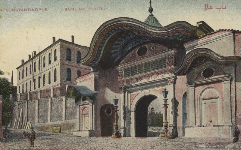 Sublime Porte, Constantinople (colour photo) 作者 摄影师土耳其语