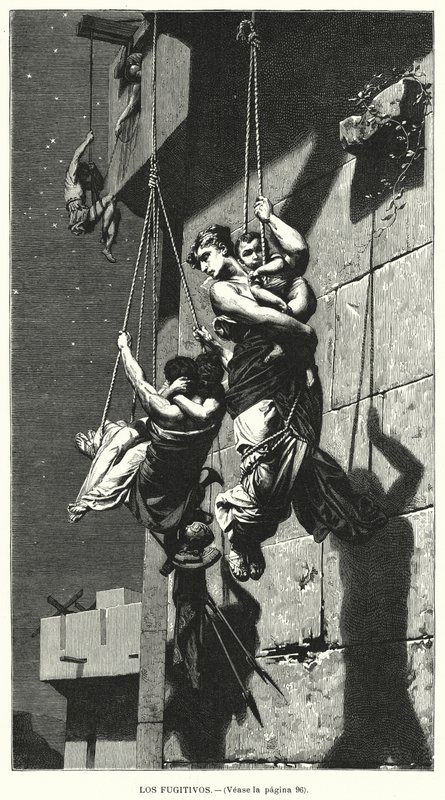 The Athenian Fugitives (litho) 作者 皮埃尔·保罗·莱昂·格莱兹
