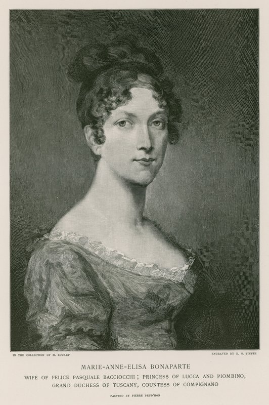 Elisa Bonaparte 作者 皮埃尔·保罗·普鲁敦