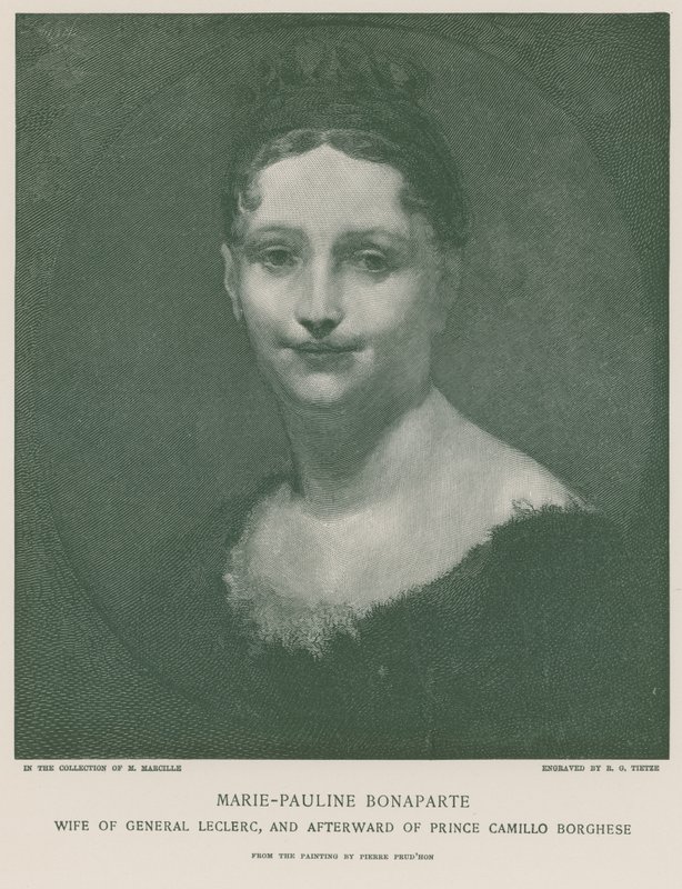 Marie-Pauline Bonaparte 作者 皮埃尔·保罗·普鲁敦