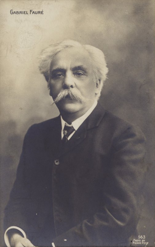 法国作曲家，管风琴家，钢琴家兼教师Gabriel Faure（1845-1924） 作者 皮埃尔·佩蒂特