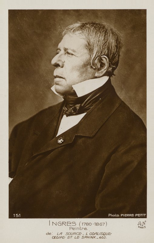 Jean Auguste Dominique Ingres，法国画家 作者 皮埃尔·佩蒂特