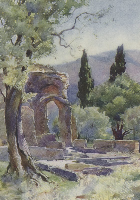 Tivoli，Villa Adriana 作者 皮埃尔·维格纳尔