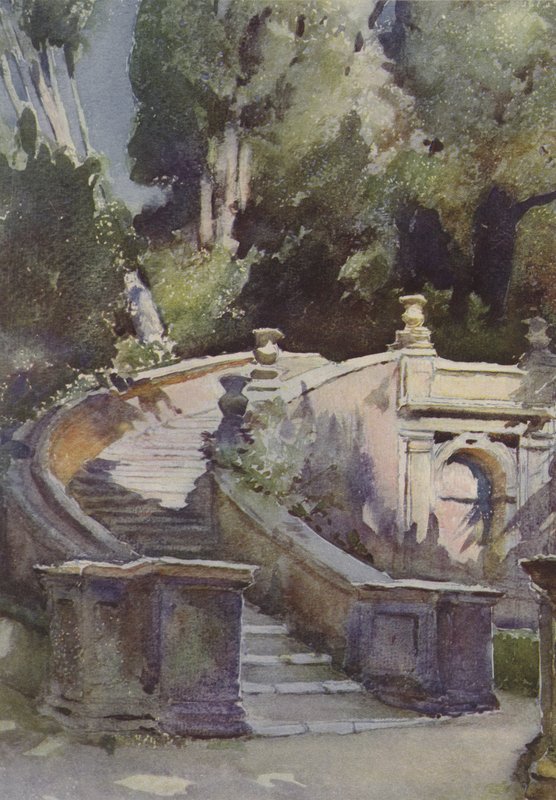 Tivoli，Villa DEste 作者 皮埃尔·维格纳尔