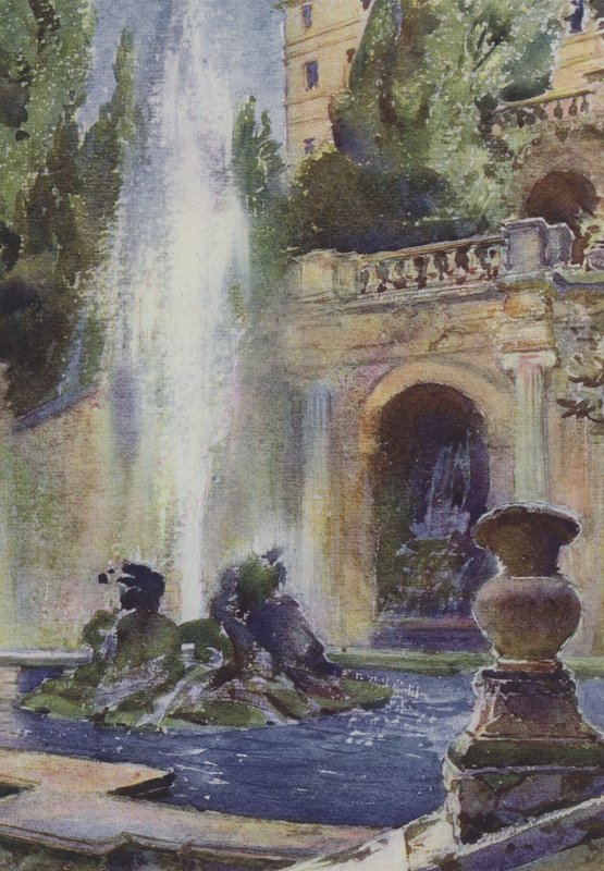Tivoli，Villa DEste 作者 皮埃尔·维格纳尔