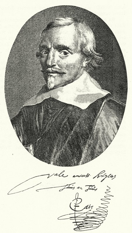 Jacob Cats，荷兰诗人和外交官（雕刻）。 作者 Pieter (attr.to) Dubordieu